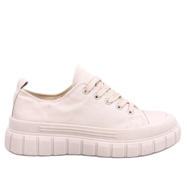 Quick Beige damesneakers