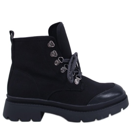 Vander Black trekking sneakers sort