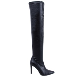 Dearica sorte stiletstøvler