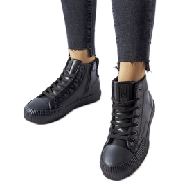 Sorte isolerede sneakers Big Star MM274020