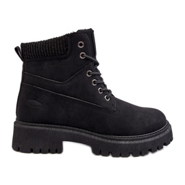 Isolerede damestøvler Sort Cross Jeans MM2R4012C