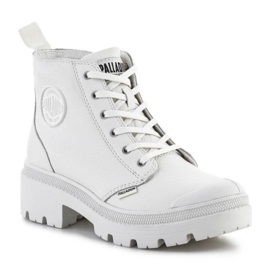 Palladium Pallabase Læder 96905-102-M sko hvid