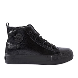 Sorte isolerede sneakers Big Star MM174065 906