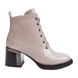 S.Barski Patenterede damestøvler D&amp;A MR870-98 Lys beige