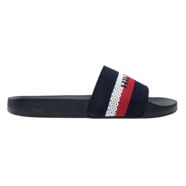 Tommy Hilfiger Strikket Pool Slide M flip-flops FM0FM03642 blå