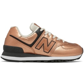 New Balance W WL574PX2 sko gylden