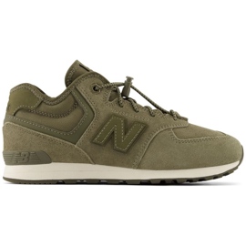 New Balance W JrGV574HG1 isolerede sko grøn