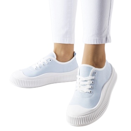 Blue Collepepe platform sneakers blå