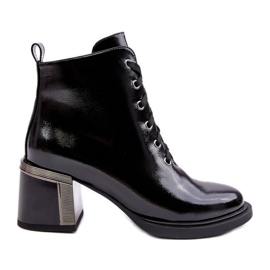 S.Barski Patenterede damestøvler D&amp;A MR870-98 Sort