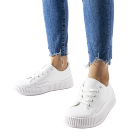 Hvide Erbezzo platform sneakers