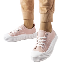 Pink Erbezzo platform sneakers lyserød