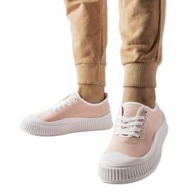 Pink Collepepe platform sneakers lyserød