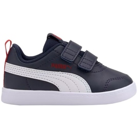 Puma Courtflex v2 V sko 371544 01 blå