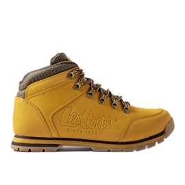 Gule lædersko Lee Cooper LCJ-21-01-0706M