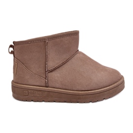 Dameisolerede snestøvler Dark Beige Big Star KK274294