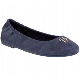 Tommy Hilfiger Th Hardware Ballerina sko FW0FW04768 blå