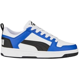 Puma Rebound Layup Lo Sl Jr sko 370490 19 hvid