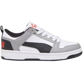 Puma Rebound Layup Lo Sl Jr 370490 20 sko hvid