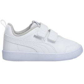 Puma Courtflex v2 V Inf Jr sko 371544 04 hvid