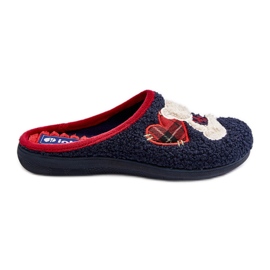 Flip-flops hjemmesko til kvinder med bamse Inblu EC000095 Marineblå