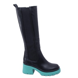 Støvler med farvede såler fra Woods BLACK/GREEN sort