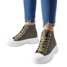 Inna Grønne Villaggio high-top sneakers