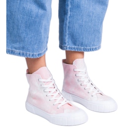 Inna Pink Citta high-top sneakers lyserød