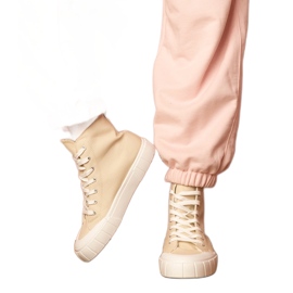 Inna Beige Citta high-top sneakers