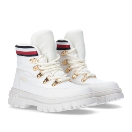 Tommy Hilfiger Snøre Støvle Ivory W T3A5-33062-1047101-101 hvid