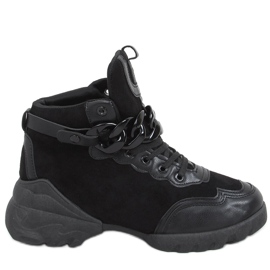 Sneakers med aftagelig Peri Black-kæde sort