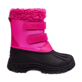Velcro snestøvler til børn Big Star Fuchsia MM374112 lyserød