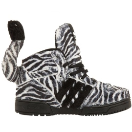 Adidas Originals Jeremy Scott Zebra I G95762 sko hvid
