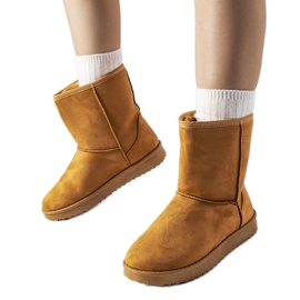 Karamelisolerede klassiske Libero snestøvler brun