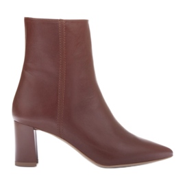 Marco Shoes Rosie ankelstøvler i læder brun