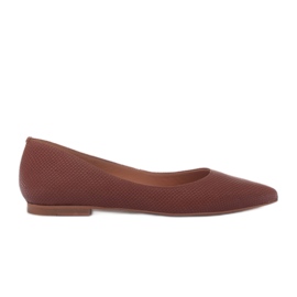 Marco Shoes Subtile ballerinaer brun