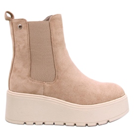 Ronda Khaki kilestøvler beige