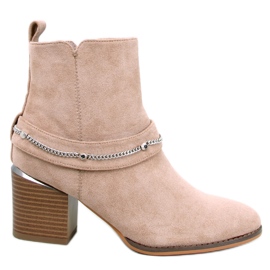 Athing Khaki ankelstøvler i ruskind beige