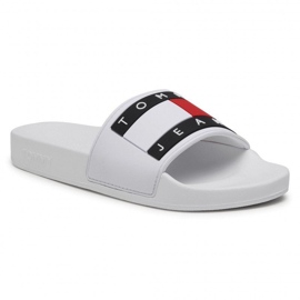 Tommy Hilfiger Tommy Jeans Flag Pool Slide W EN0EN01378-YBR flip-flops hvid