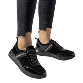 Sorte Castelfidardo sneakers i læder