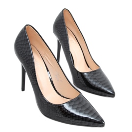 Pumps på en Lone Black stilethæl sort