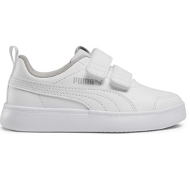 Puma Courtflex v2 V børnesko hvid 371543 04