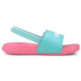 Børnesandaler Puma Popcat 20 Backstrap Ac pink 380555 08 blå