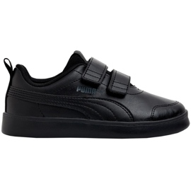 Puma Courtflex v2 V Ps børnesko sort 371543 06