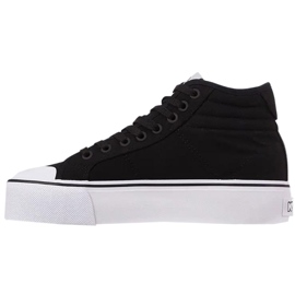Kappa Boron MId Pf damesko sort og hvid 243161 1110