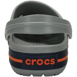 Crocs Crocband Clog herretræsko grå og orange 11016 01U