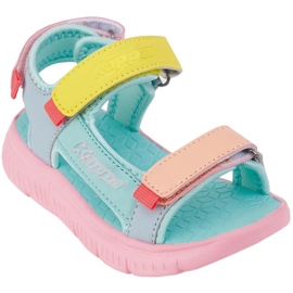 Kappa Kana Mf børnesandaler pink og mint 260886MFK 2117 flerfarvet