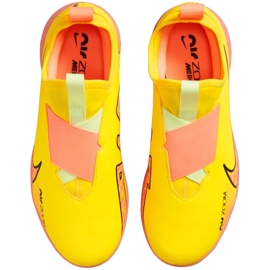 Nike Zoom Mercurial Vapor 15 Academy Ic Junior DJ5619 780 fodboldsko gul