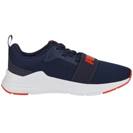 Børnesko Puma Wired Run Jr. marineblå 374214 21