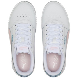 Puma Carina 2.0 Jr hvid-pink børnesko 386185 05