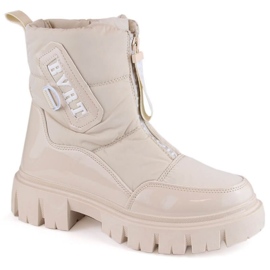Filippo W PAW498B snestøvler med isolerende lynlås, beige